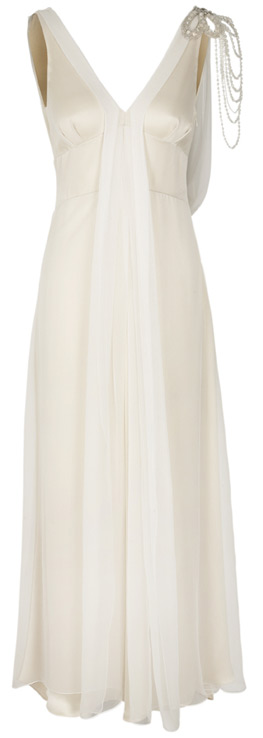 Koh Samui Bespoke Vintage Wedding Dress (Front)