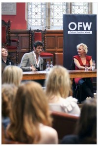 Frances Card wearing the Boulder Shoulder