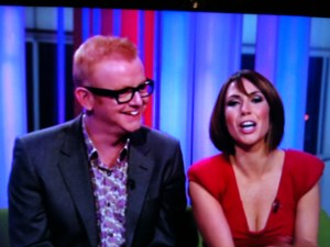 Alex Jones wears the Suzannah Boulder Shoulder