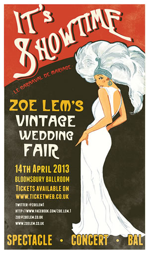 Zoe Lem Vintage Wedding Fair at Bloomsbury Ballrooms
