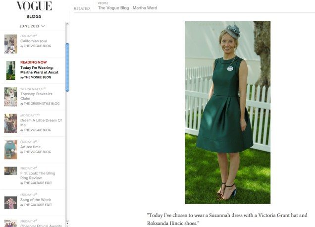 Vogue Blog Martha