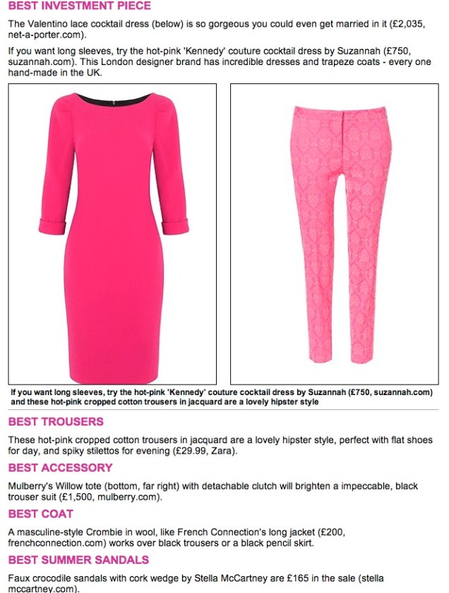 The Suzannah Kennedy Dress Best INvestment Pink Dress.