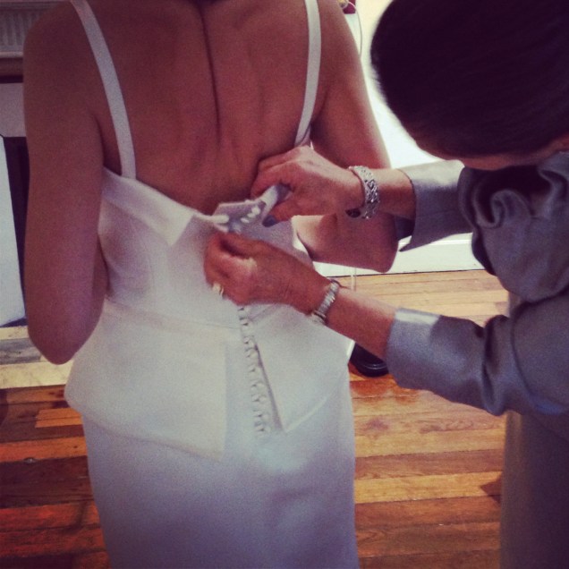 Stunning short simple wedding dress