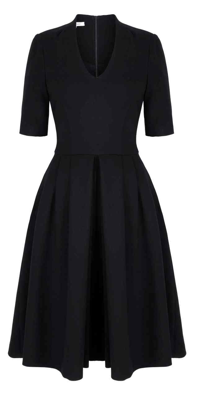 Townhall Dress Black Front